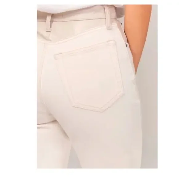 Abercrombie A & F The 90's Straight Ultra High Rise Cream Jeans Curve Love 28/6 - Picture 8 of 11